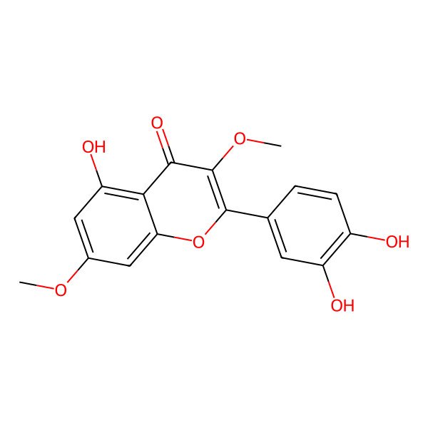 2D Structure of 3,7-Di-O-methylquercetin
