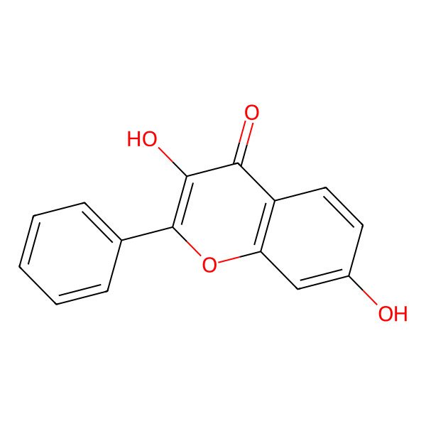 2D Structure of 3,7-Dihydroxyflavone