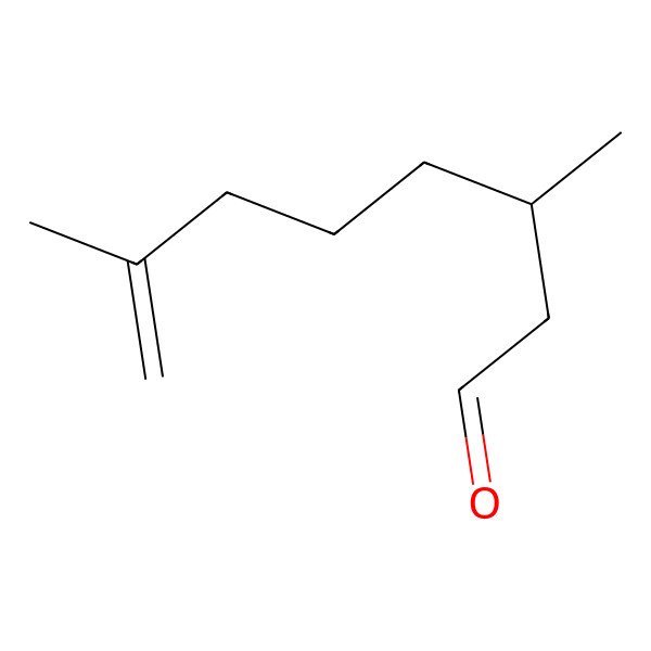2D Structure of 3,7-Dimethyloct-7-enal 2D Structure of 3,7-Dimethyloct-7-enal