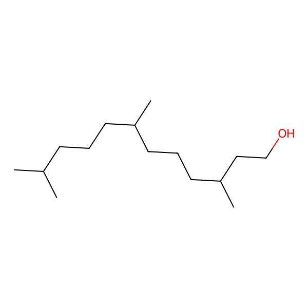 2D Structure of 3,7,11-Trimethyl-1-dodecanol
