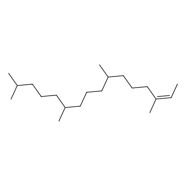 2D Structure of 3,7,11,15-Tetramethyl-2-hexadecene