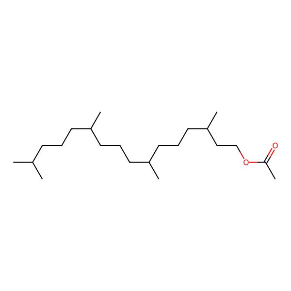 2D Structure of 3,7,11,15-Tetramethylhexadecyl acetate
