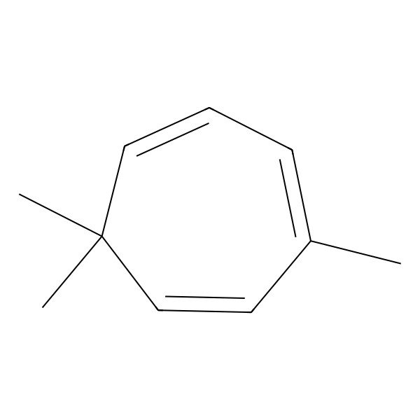 2D Structure of 3,7,7-Trimethylcyclohepta-1,3,5-triene