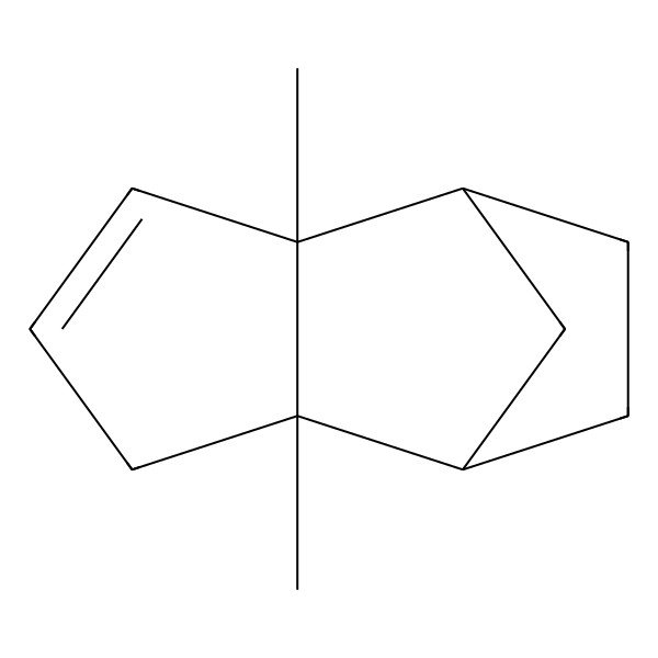 2D Structure of (3aS,4S,7R,7aS)-3a,7a-Dimethyl-3a,4,5,6,7,7a-hexahydro-1H-4,7-methanoindene