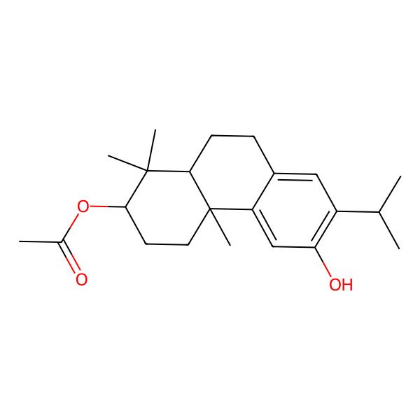 2D Structure of 3beta-Acetoxyabieta-8,11,13-triene-12-ol 2D Structure of 3beta-Acetoxyabieta-8,11,13-triene-12-ol
