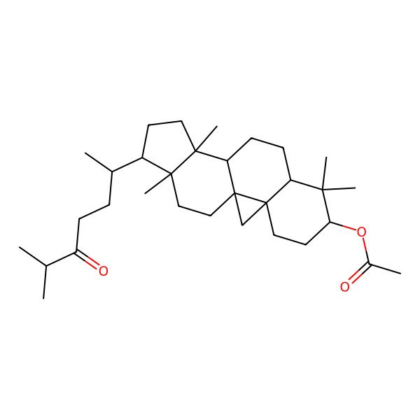 2D Structure of 3beta-Acetoxycycloartane-24-one 2D Structure of 3beta-Acetoxycycloartane-24-one