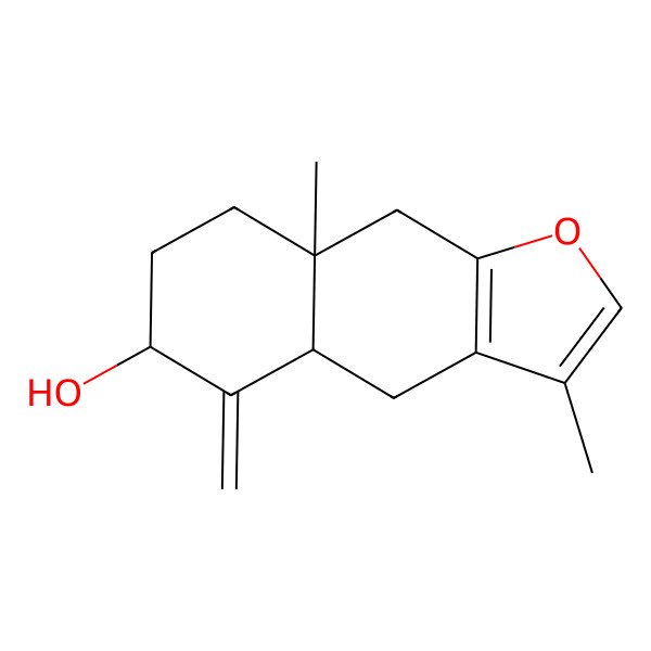 2D Structure of 3beta-Hydroxyatractylon