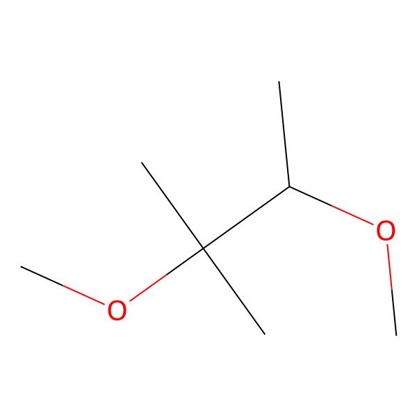 2D Structure of (3R)-2,3-dimethoxy-2-methylbutane
