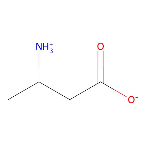 2D Structure of (3R)-3-azaniumylbutanoate 2D Structure of (3R)-3-azaniumylbutanoate