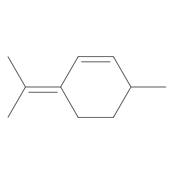 2D Structure of (3R)-3-methyl-6-propan-2-ylidenecyclohexene