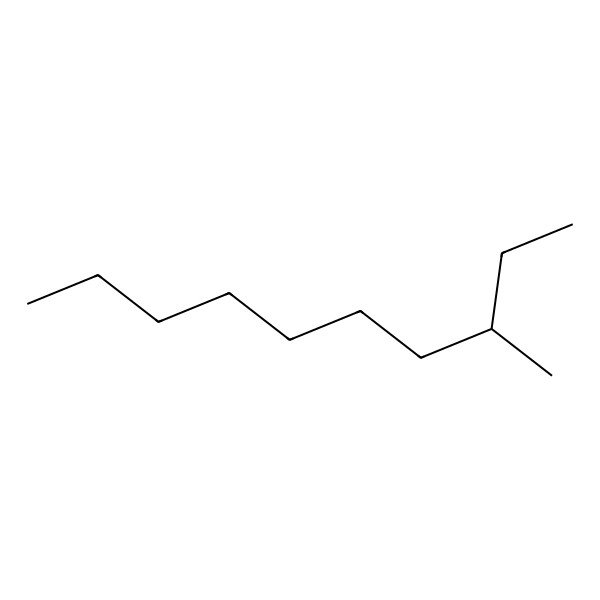 2D Structure of (3R)-3-methyldecane