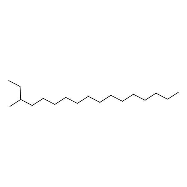 2D Structure of (3R)-3-methylheptadecane