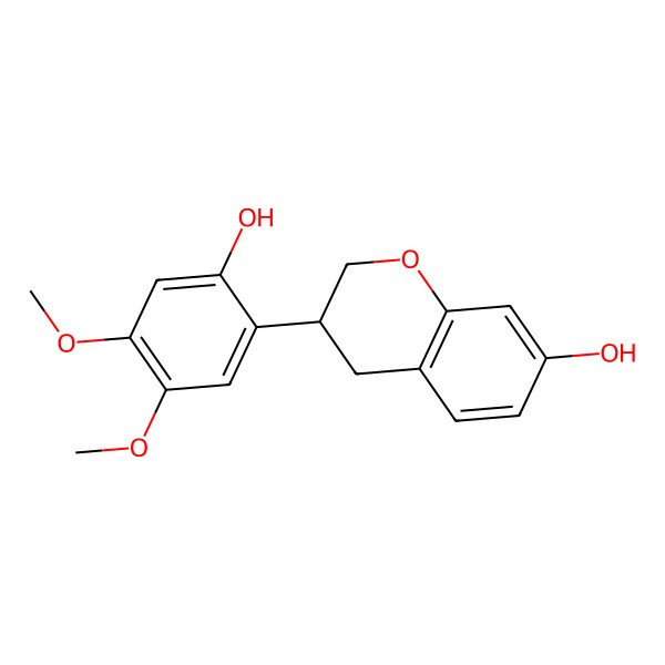 2D Structure of (3R)-5'-Methoxyvestitol