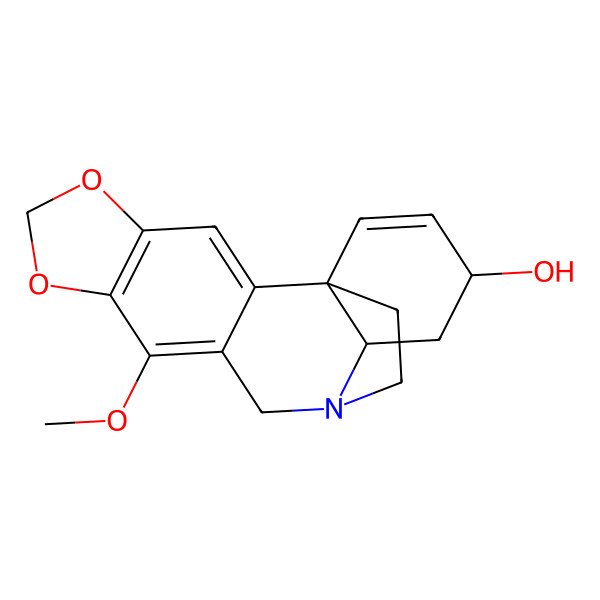 2D Structure of (3R)-7-Methoxy-1,2-didehydrocrinan-3-ol 2D Structure of (3R)-7-Methoxy-1,2-didehydrocrinan-3-ol