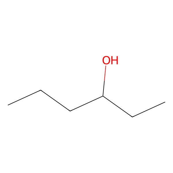 2D Structure of (3R)-hexan-3-ol