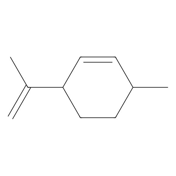 2D Structure of (3R-trans)-3-Methyl-6-(1-methylvinyl)cyclohexene