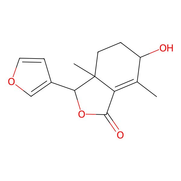 2D Structure of 9Beta-Hydroxyfraxinellone