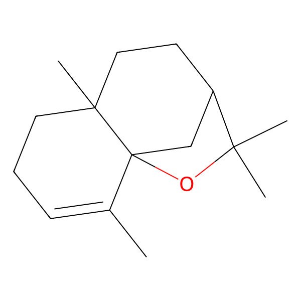 2D Structure of (3R,5aS,9aR)-2,2,5a,9-Tetramethyl-3,4,5,5a,6,7-hexahydro-2H-3,9a-methanobenzo[b]oxepine