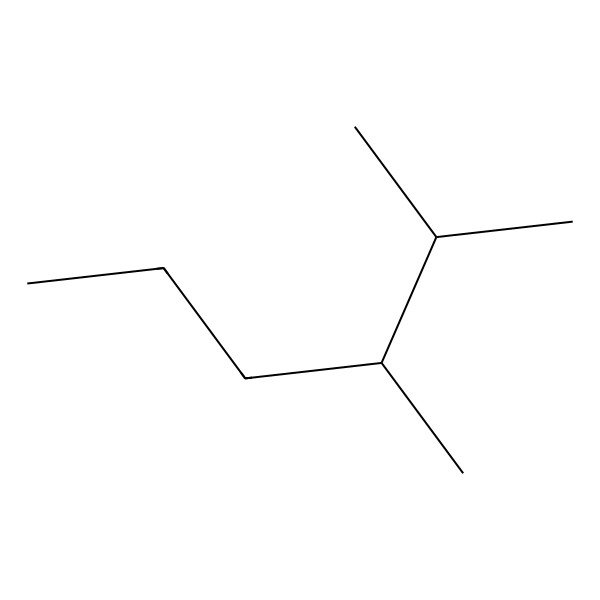 2D Structure of (3S)-2,3-Dimethylhexane