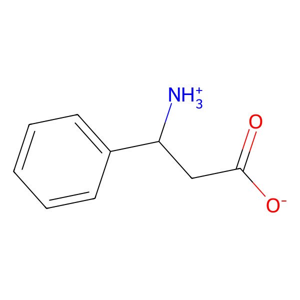 2D Structure of (3S)-3-azaniumyl-3-phenylpropanoate