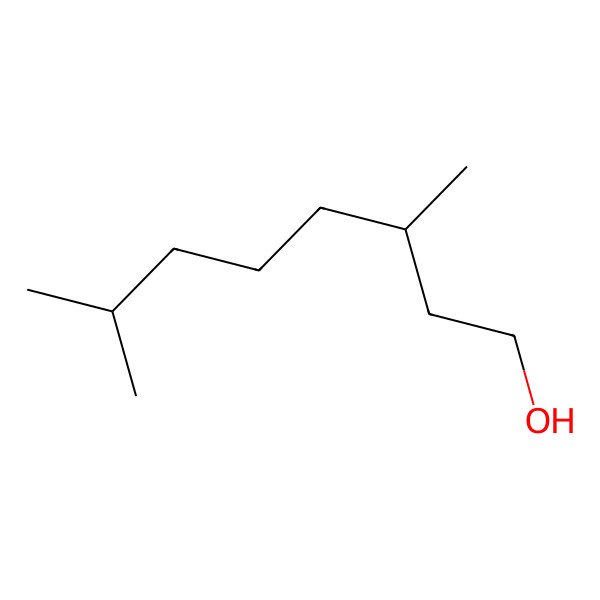 2D Structure of (S)-3,7-Dimethyloctan-1-ol