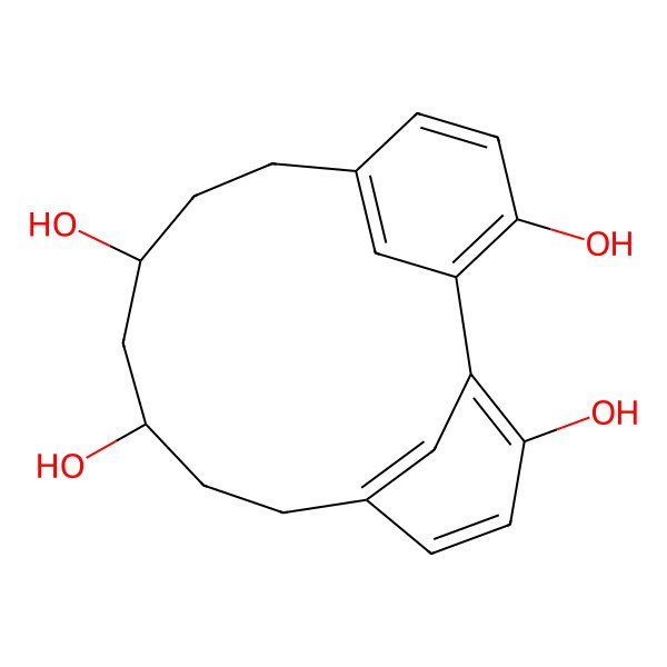 2D Structure of (3S,5S)-Alnusdiol
