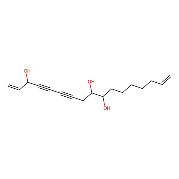 2D Structure of (3S,9R,10R)-gensenoyne C