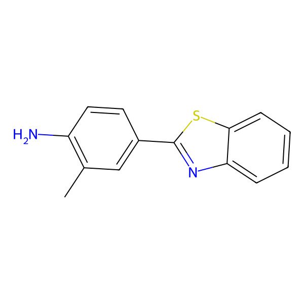 2D Structure of 4-(1,3-Benzothiazol-2-yl)-2-methylaniline