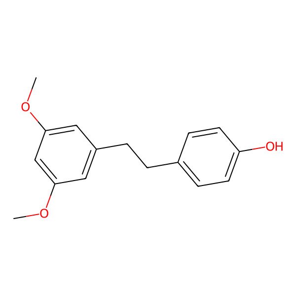 2D Structure of 4-[2-(3,5-Dimethoxyphenyl)ethyl]phenol
