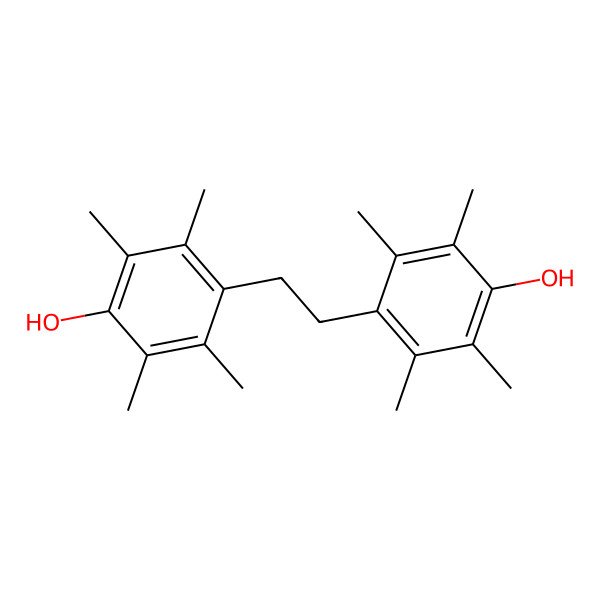 2D Structure of 4-[2-(4-Hydroxy-2,3,5,6-tetramethylphenyl)ethyl]-2,3,5,6-tetramethylphenol