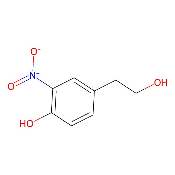 2D Structure of 4-(2-Hydroxyethyl)-2-nitrophenol