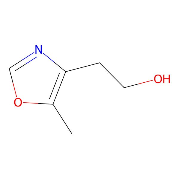 2D Structure of 4-(2-Hydroxyethyl)-5-methyloxazole 2D Structure of 4-(2-Hydroxyethyl)-5-methyloxazole