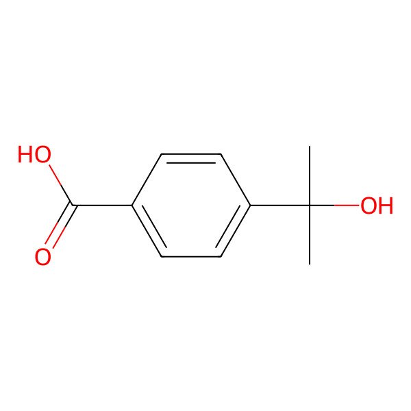 2D Structure of 4-(2-Hydroxypropan-2-yl)benzoic acid