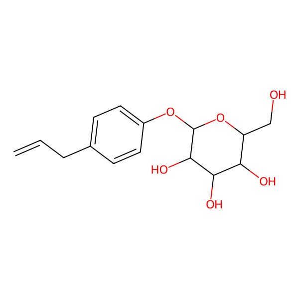 2D Structure of 4-(2-Propenyl)phenyl-beta-d-glucopyranoside