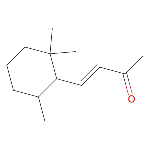 2D Structure of 4-(2,2,6-Trimethylcyclohexyl)-3-buten-2-one 2D Structure of 4-(2,2,6-Trimethylcyclohexyl)-3-buten-2-one