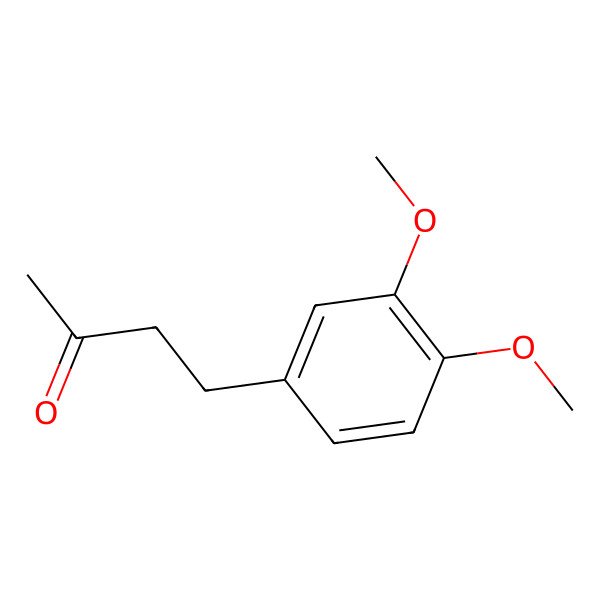 2D Structure of 4-(3,4-Dimethoxyphenyl)butan-2-one