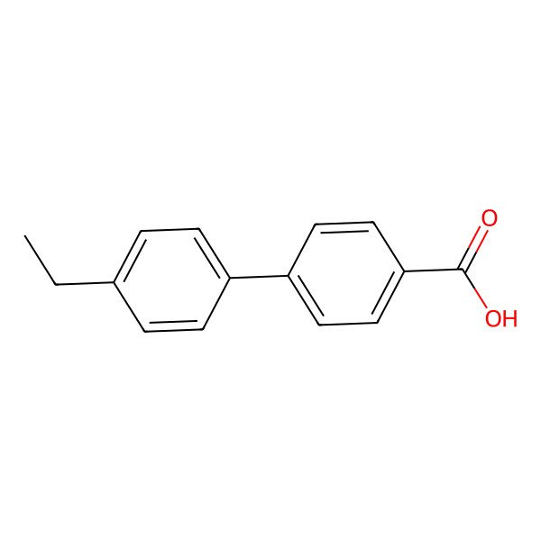 2D Structure of 4-(4-Ethylphenyl)benzoic acid