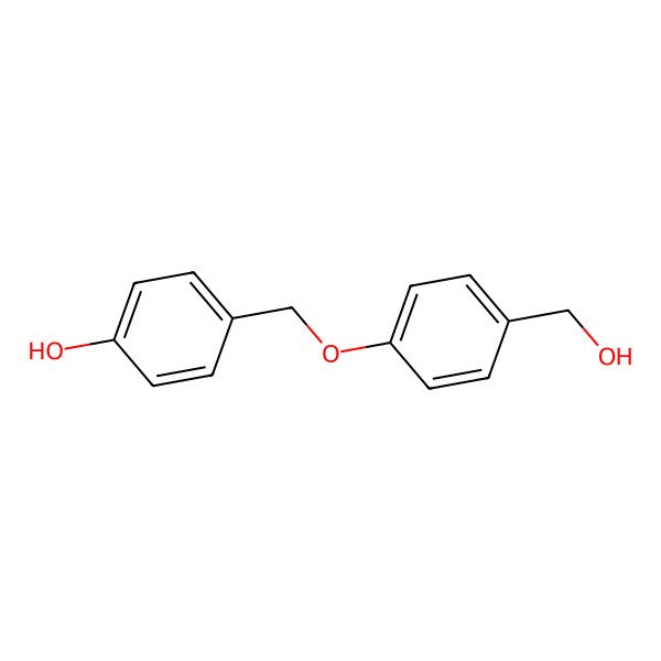 2D Structure of 4-[(4-Hydroxybenzyl)oxy]benzyl alcohol
