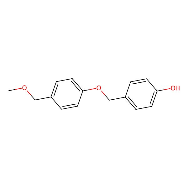 2D Structure of 4-(4'-Hydroxybenzyloxy)benzyl methyl ether