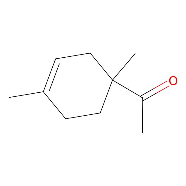 2D Structure of 4-Acetyl-1,4-dimethyl-1-cyclohexene
