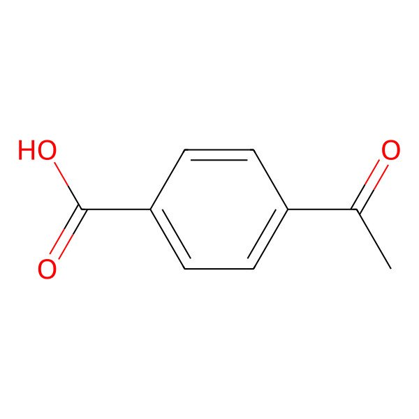 2D Structure of 4-Acetylbenzoic acid