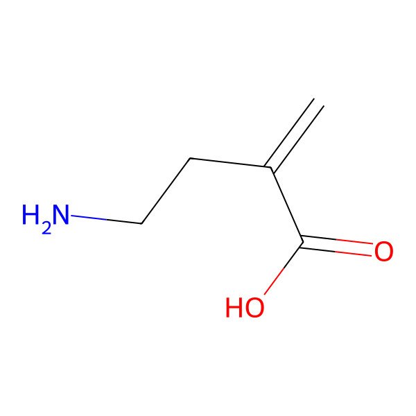 2D Structure of 4-Amino-2-methylenebutanoic acid