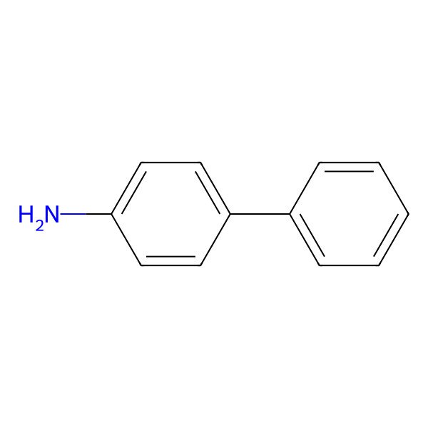 2D Structure of 4-Aminobiphenyl