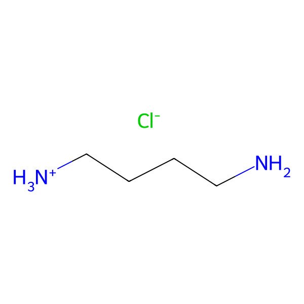 2D Structure of 4-aminobutylazanium;chloride