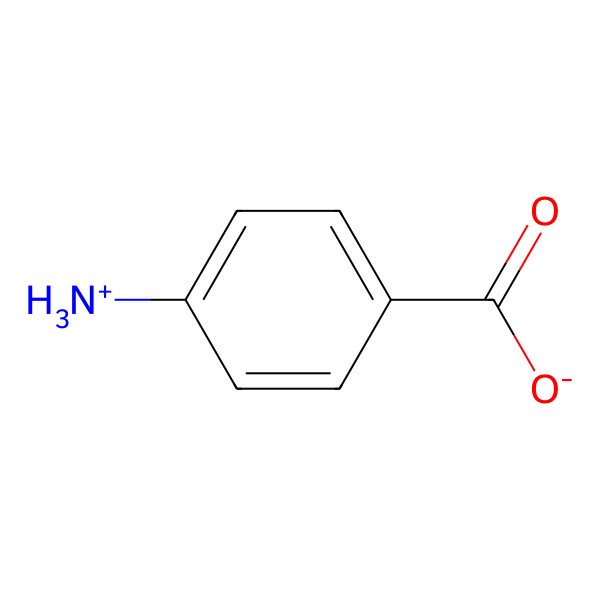 2D Structure of 4-azaniumylbenzoate