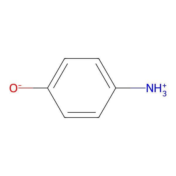 2D Structure of 4-azaniumylphenolate