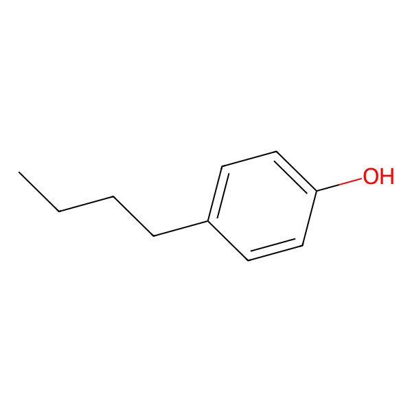 2D Structure of 4-Butylphenol