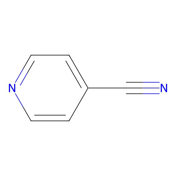 2D Structure of 4-Cyanopyridine