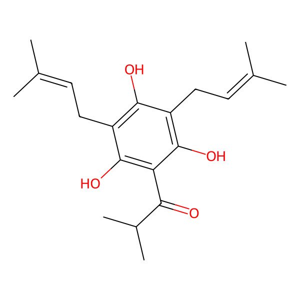 2D Structure of 4-Deoxycohumulone