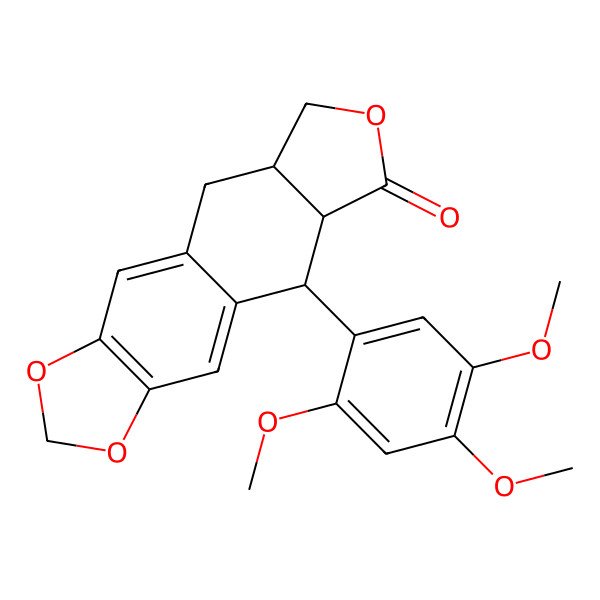 2D Structure of 4-Desoxypicropodophyllotoxin
